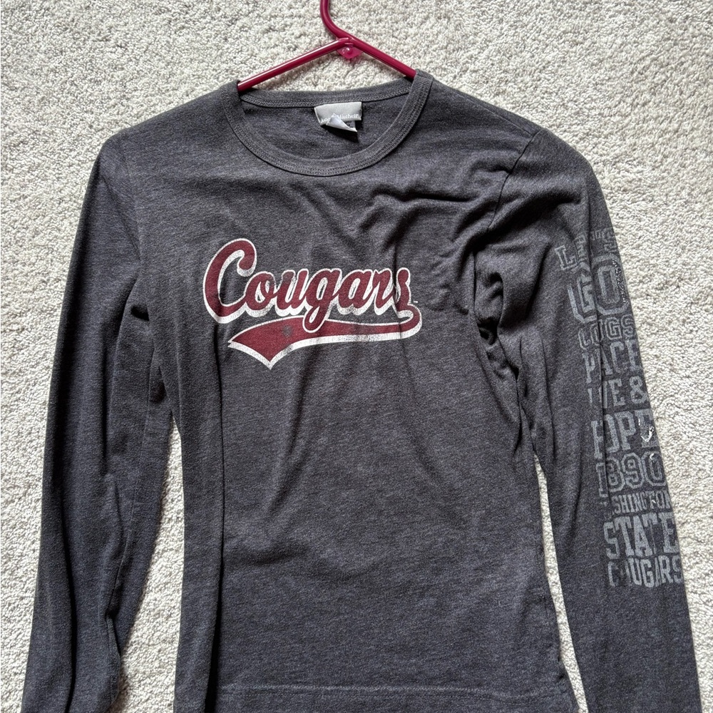 Gray Long Sleeve Women's Top